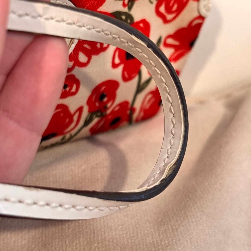 COACH Poppy Flower Print Small Wristlet (Style F48950) - Picture 3 of 16